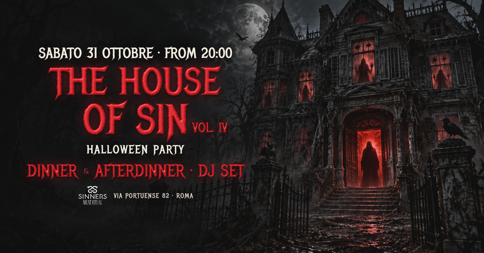 THE HOUSE OF SIN · Vol. IV — Halloween al Sinners Meat Ritual