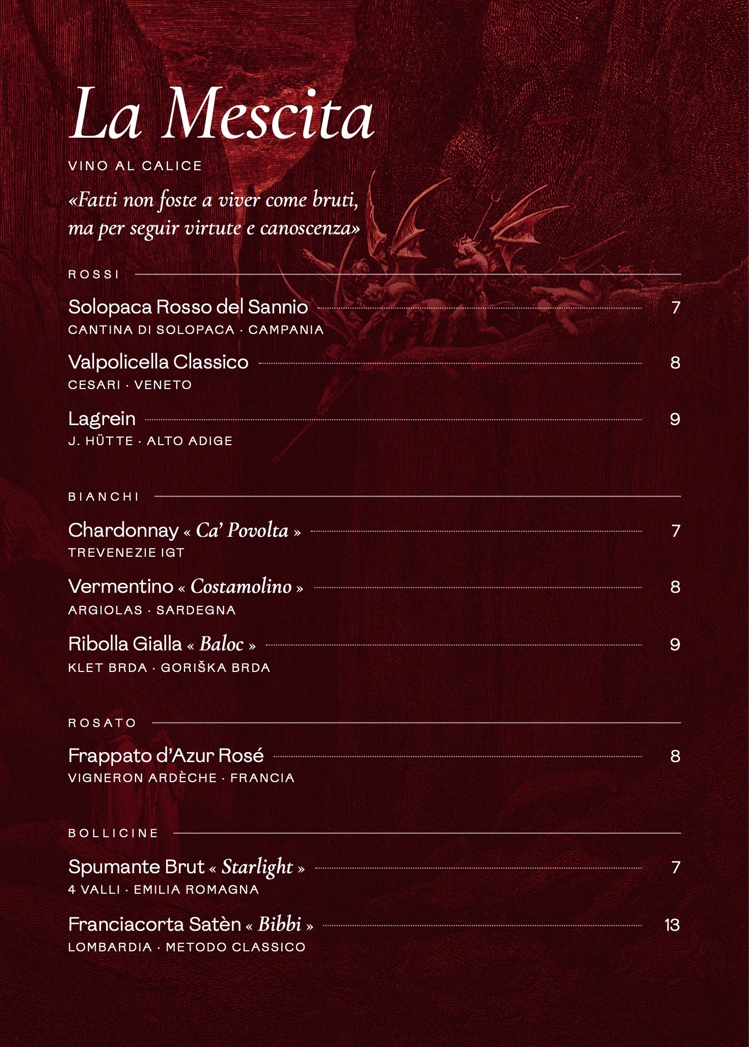 Carta dei Vini — 7